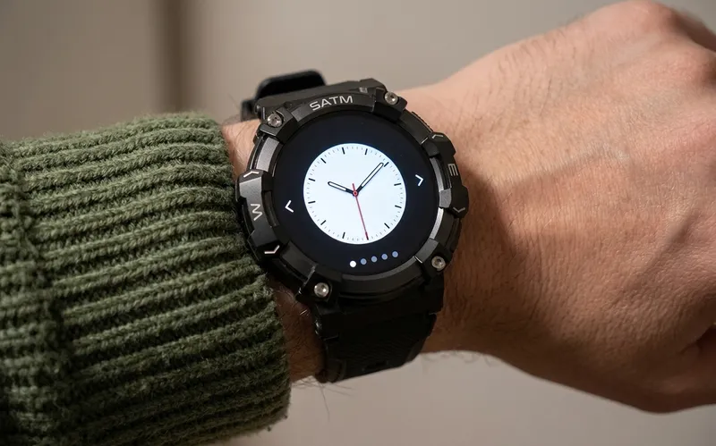 Watch face options on Vantrek X1