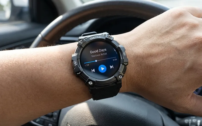 Music controls on Vantrek X1