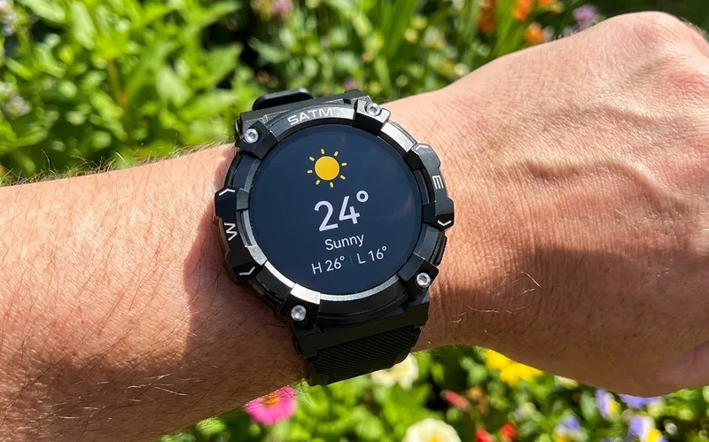 Weather screen on Vantrek X1